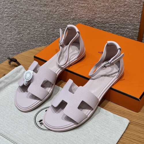 에르메스 산토리니 오란 스타일 샌들
