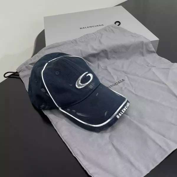 발렌시아가 농구 아트 자수 워싱 볼캡