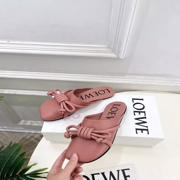 로에베 플라멩코 노트 뮬 슈즈