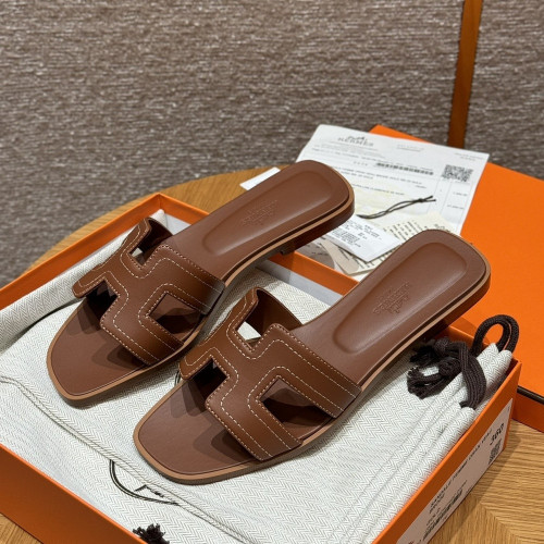 에르메스 오란 수제 가죽 슬리퍼