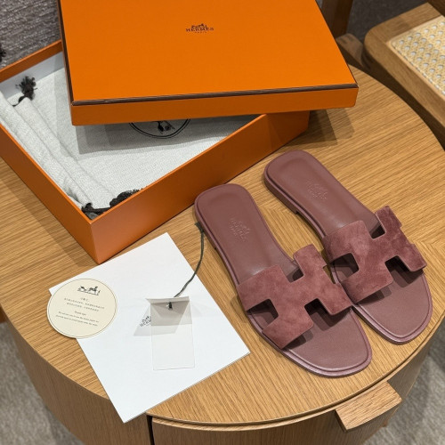 에르메스 H 컷아웃 슬리퍼