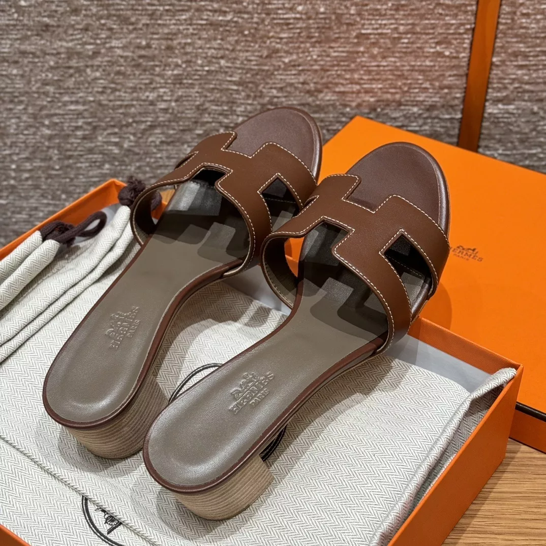 에르메스 오아시스 하이힐 슬리퍼 상세 이미지 2