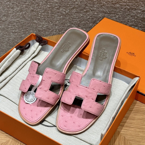 에르메스 오란 오스트리치 슬리퍼