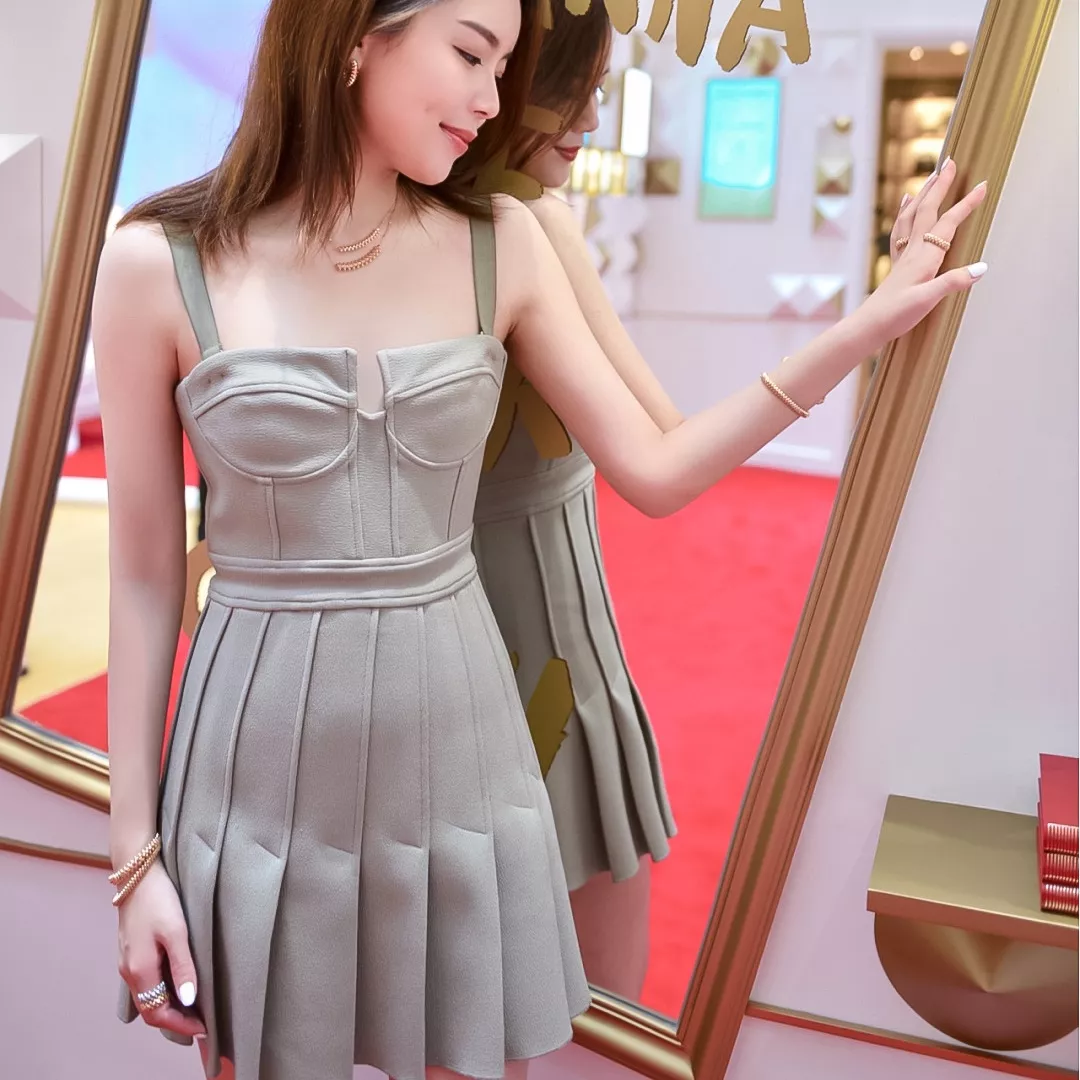 까르띠에 스터드 장식 체인 네크리스 상세 이미지 11