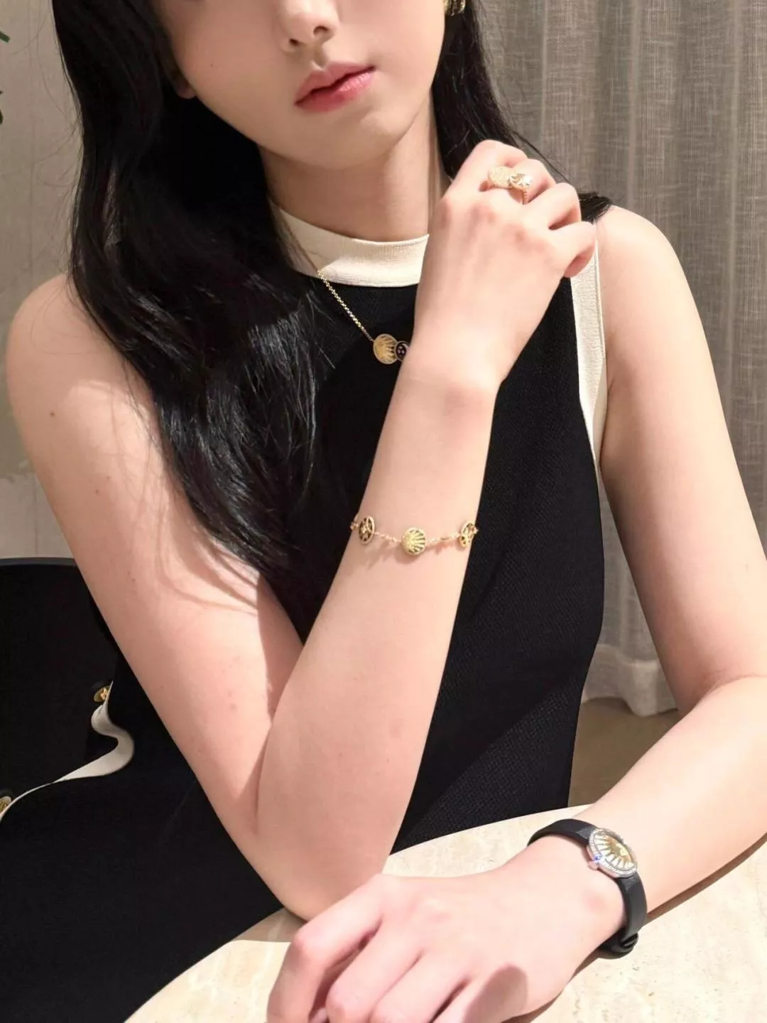 디올 일월성진 양면 펜던트 목걸이 상세 이미지 14