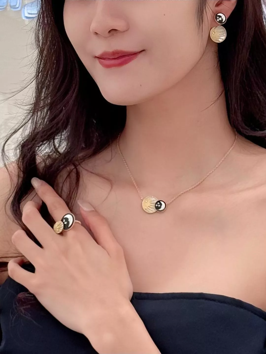 디올 일월성진 양면 펜던트 목걸이 상세 이미지 20