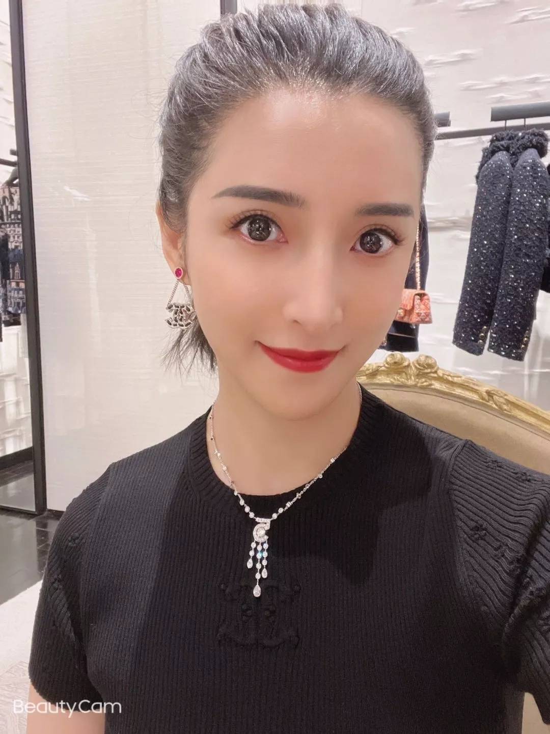 샤넬 넘버 5 드롭 체인 목걸이 상세 이미지 21