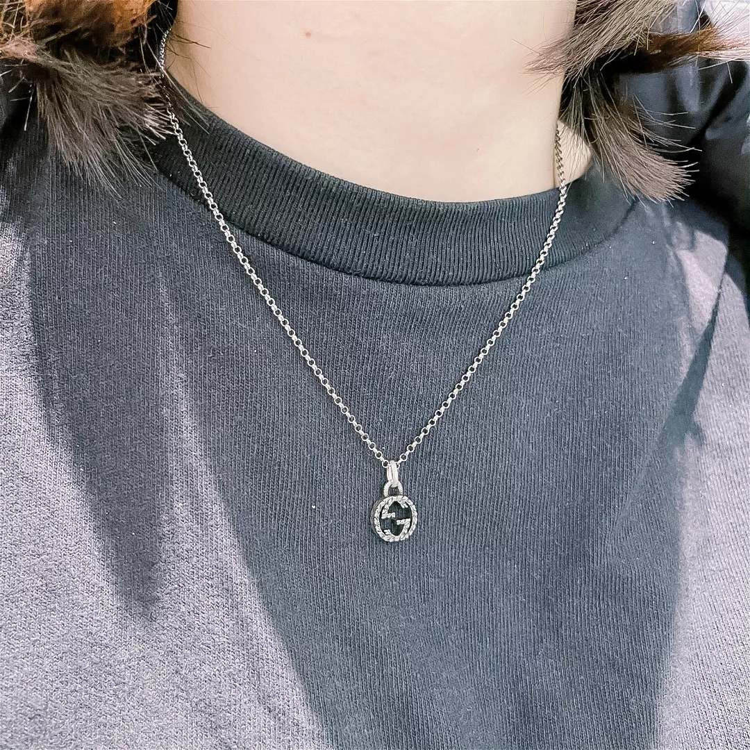 구찌 인터로킹 더블 G 펜던트 목걸이 상세 이미지 18