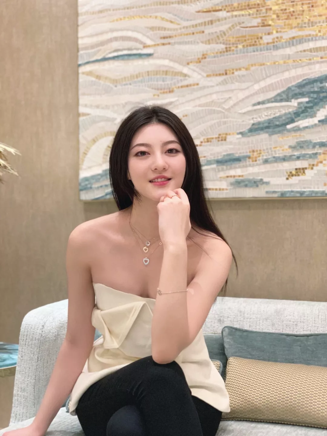 프레드 하트 모티브 목걸이 상세 이미지 22
