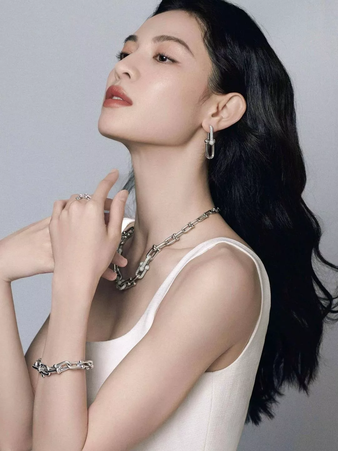 티파니앤코 하드웨어 링 링크 체인 네크리스 상세 이미지 11
