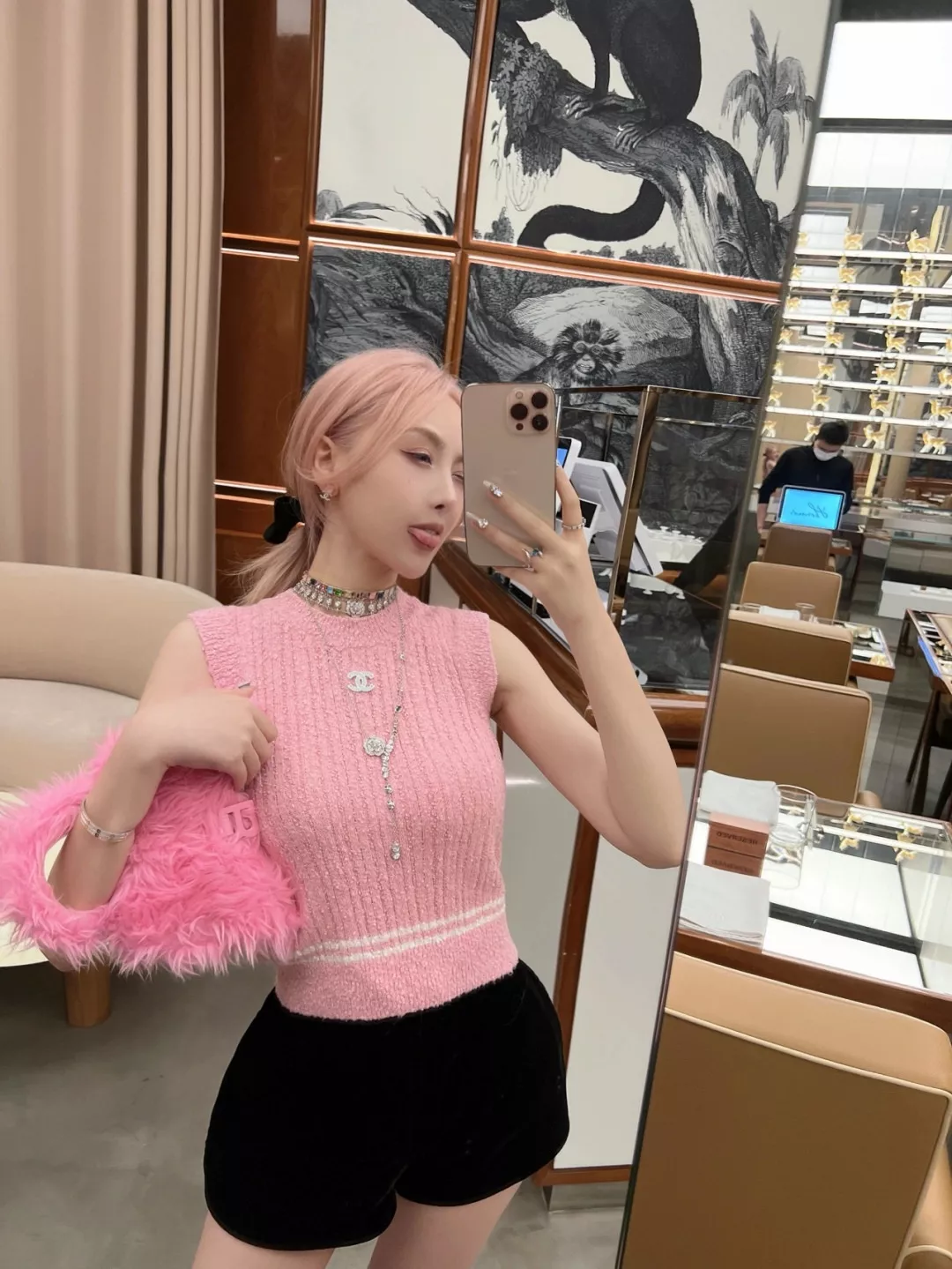 샤넬 까멜리아 체인 목걸이 상세 이미지 24