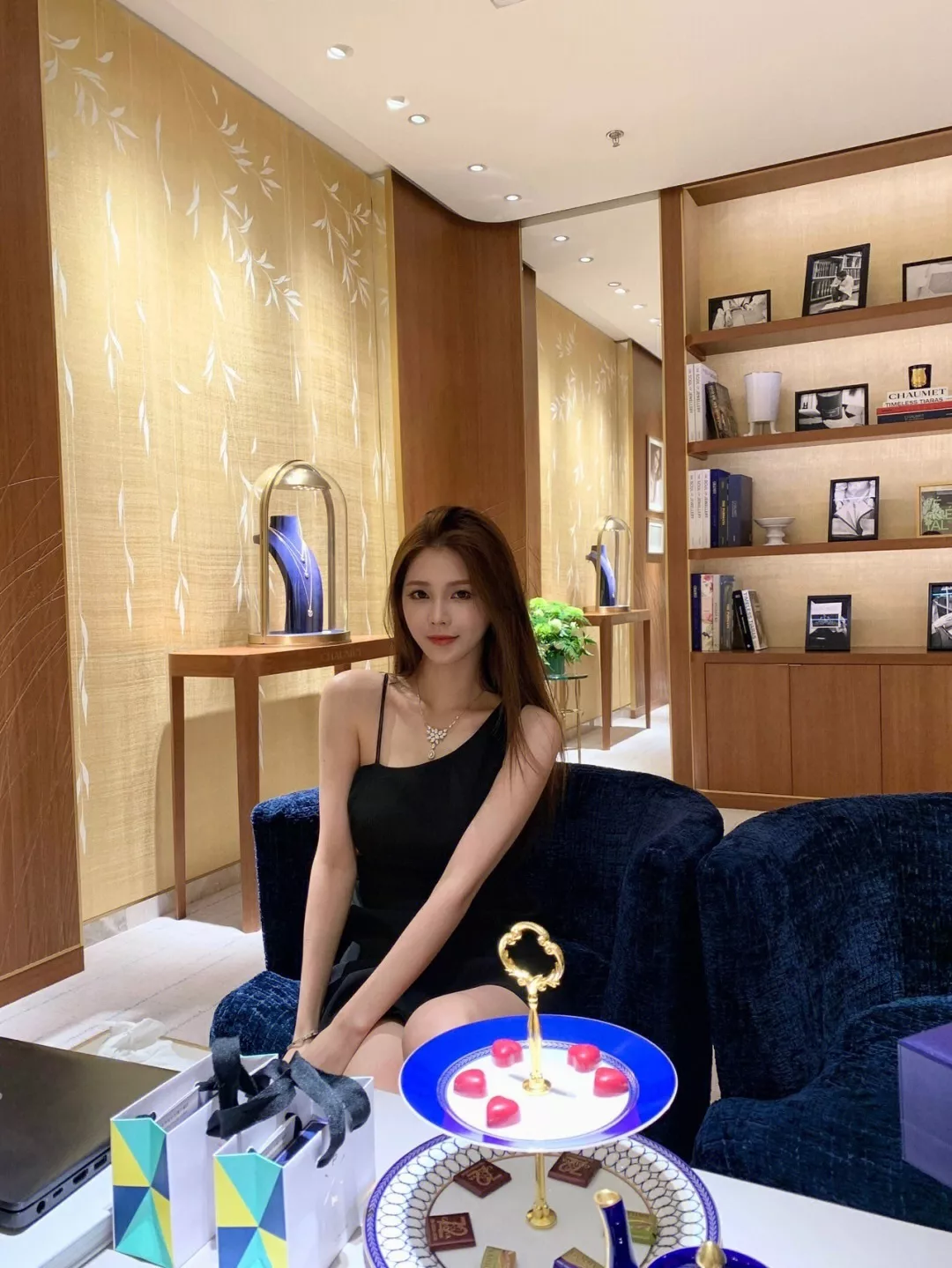 쇼멧 가관 모티브 드롭 목걸이 상세 이미지 10
