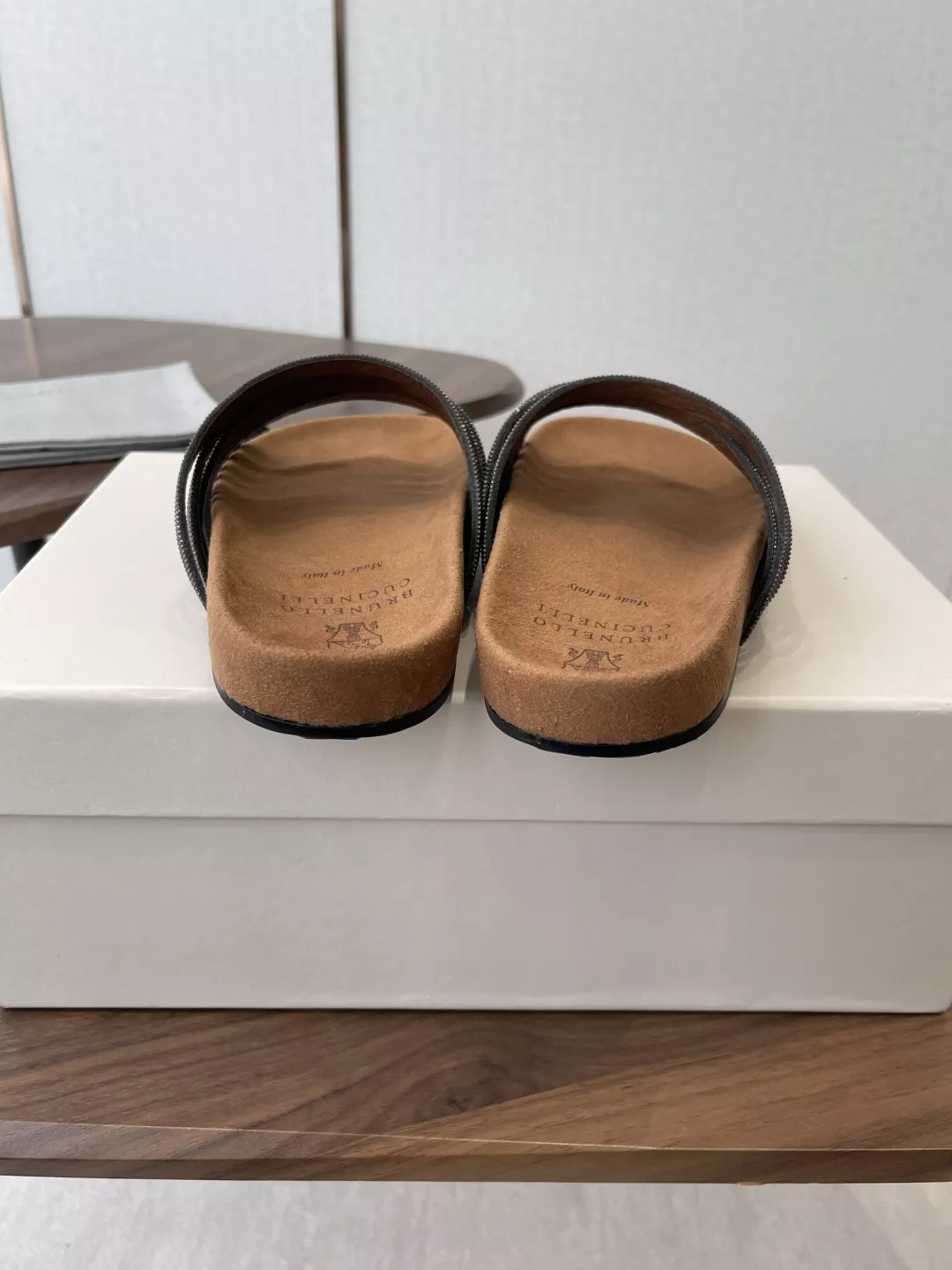 브루넬로쿠치넬리 클래식 빈티지 체인 슬리퍼 상세 이미지 8