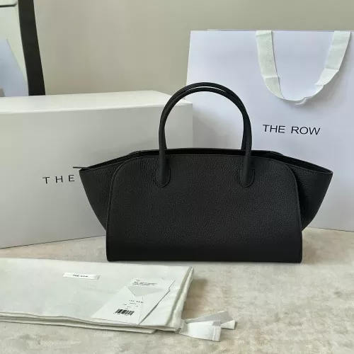 더로우 미니멀 그레인 가죽 핸들 백