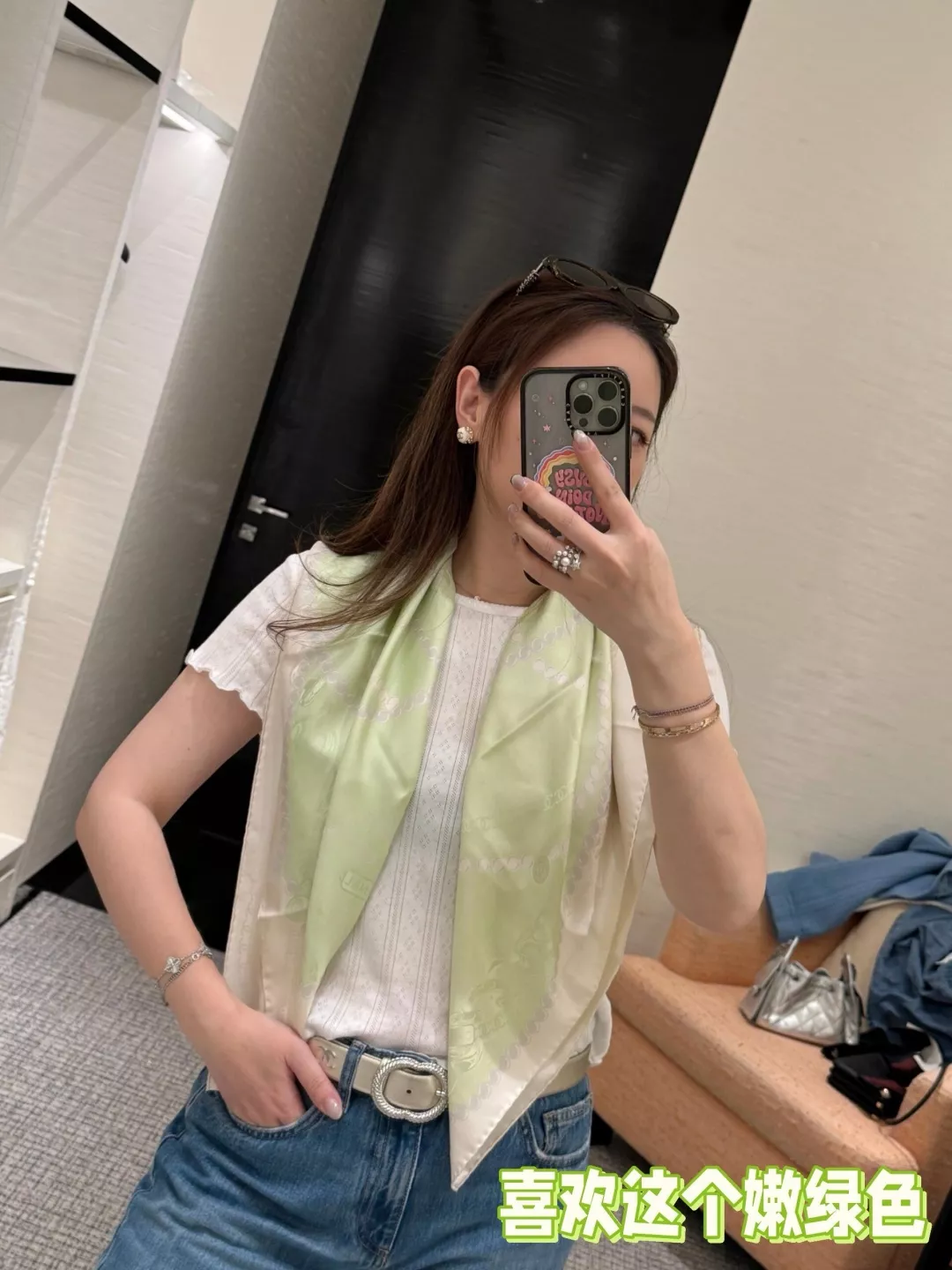 샤넬 더블 C 레진 이어링 상세 이미지 10