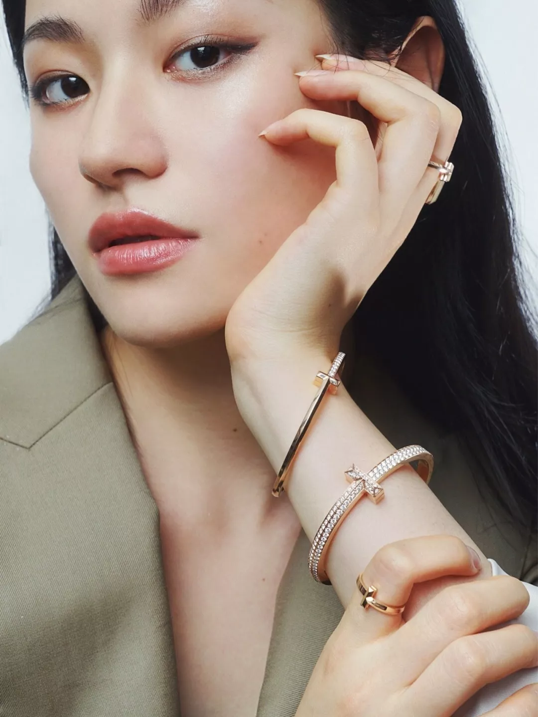 티파니앤코 T1 슬림 큐빅 뱅글 팔찌 상세 이미지 30