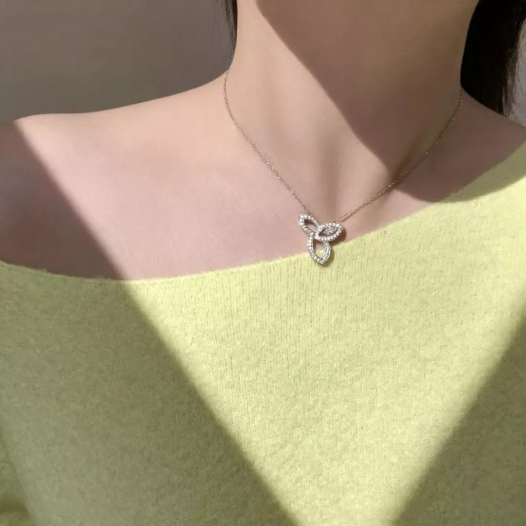 해리윈스턴 다이아몬드 루프 플라워 체인 목걸이 상세 이미지 8