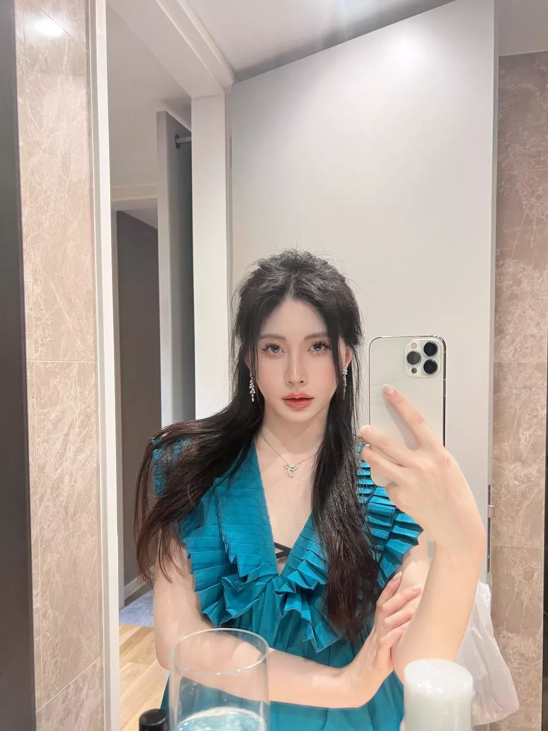 해리윈스턴 다이아몬드 루프 플라워 체인 목걸이 상세 이미지 12