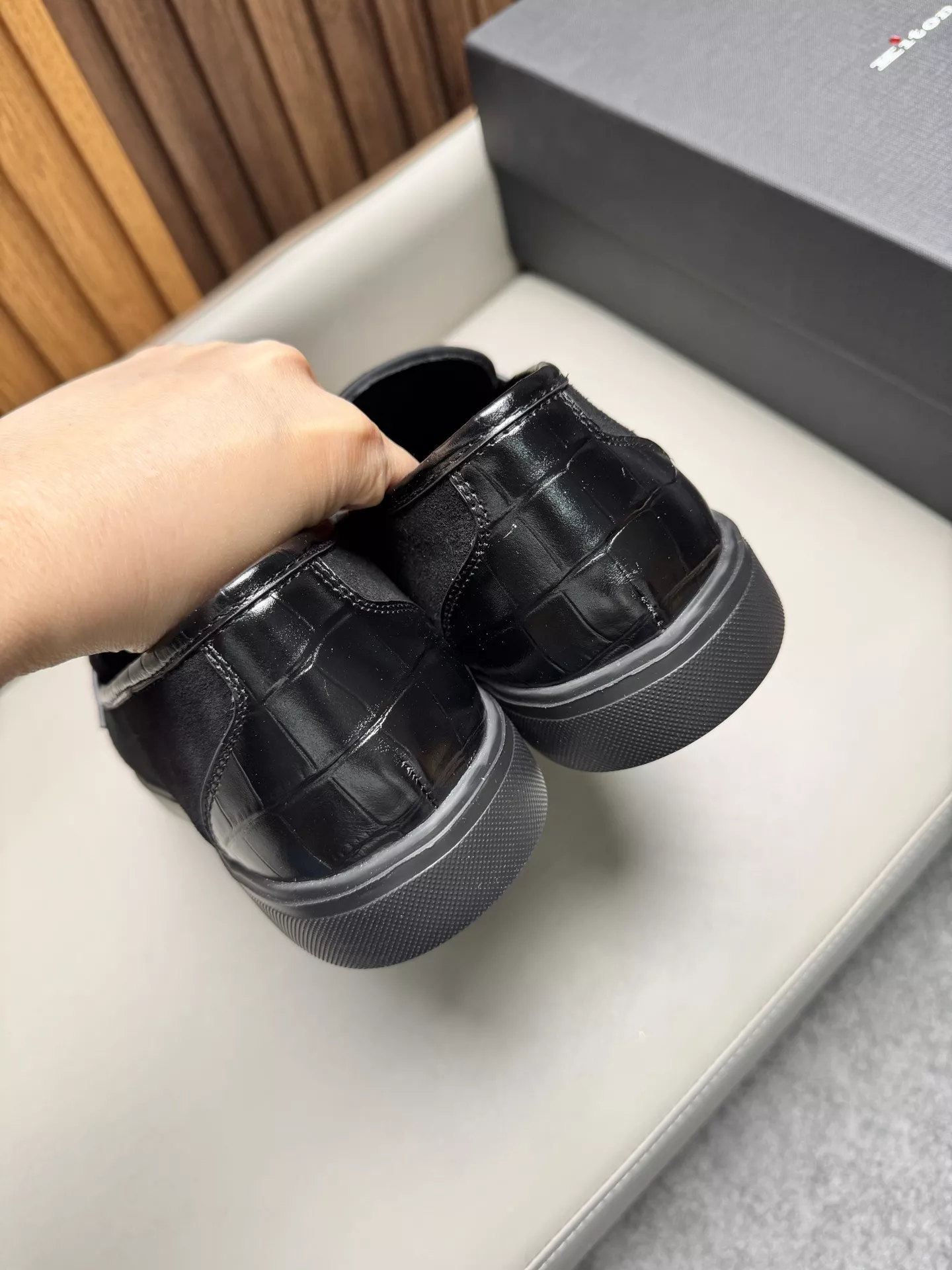 키톤 캐주얼 스웨이드 로퍼 상세 이미지 5