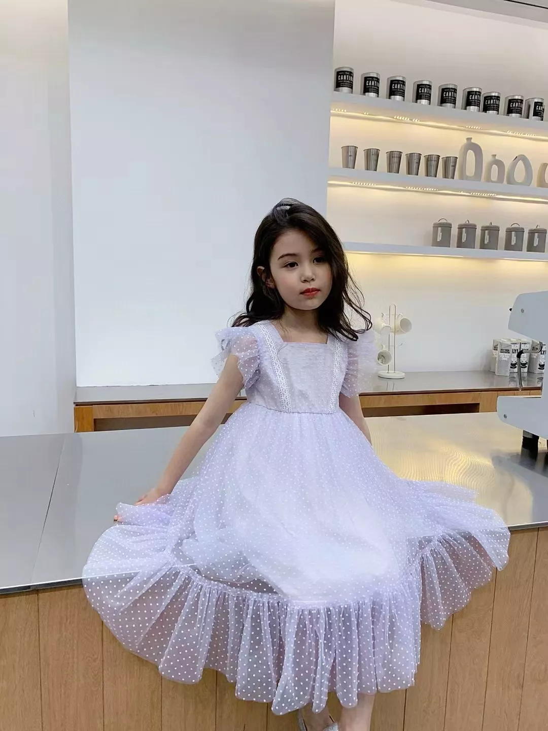 디올 메쉬 샤 원피스 상세 이미지 17