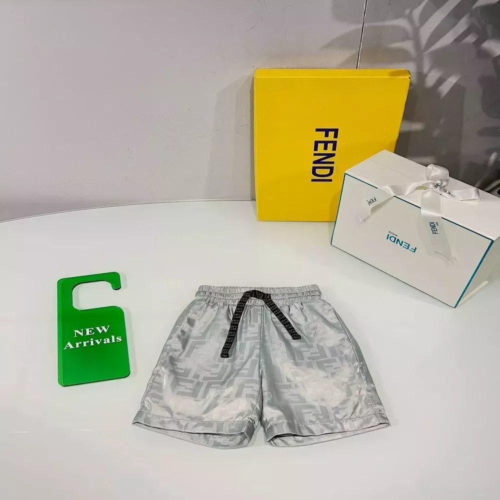 펜디 아동용 메쉬 안감 반바지
