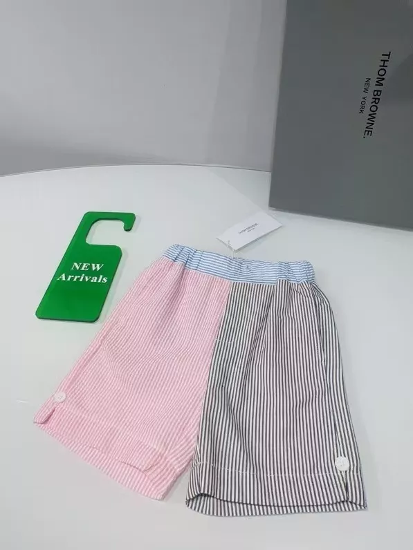 톰브라운 버블 시어서커 배색 반바지 상세 이미지 2