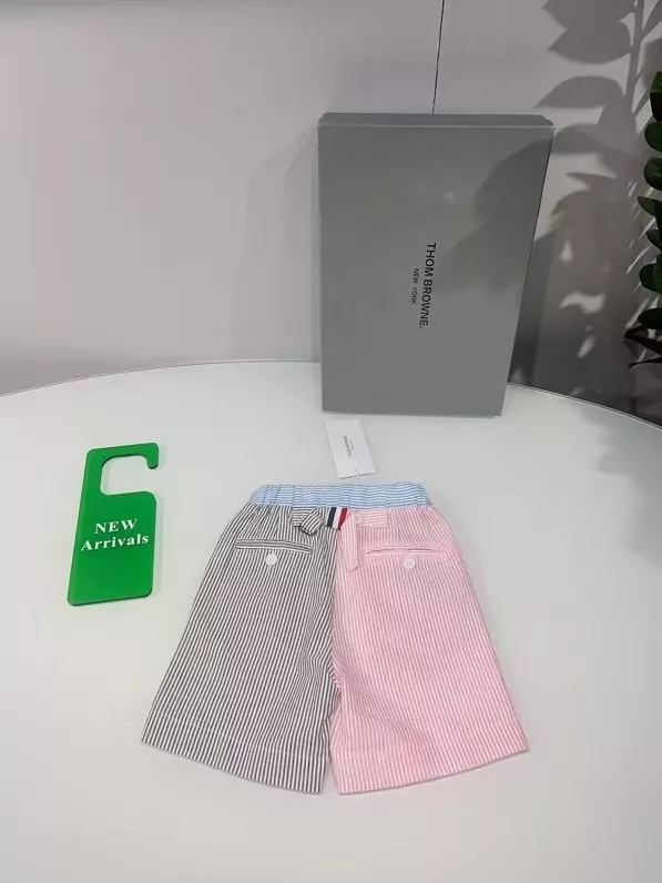 톰브라운 버블 시어서커 배색 반바지 상세 이미지 7