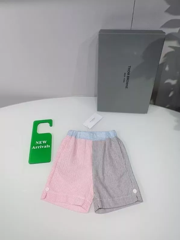 톰브라운 버블 시어서커 배색 반바지 상세 이미지 1