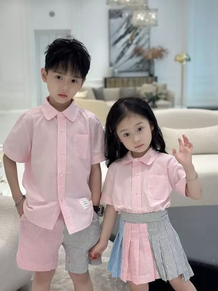 톰브라운 버블 시어서커 배색 반바지 상세 이미지 21