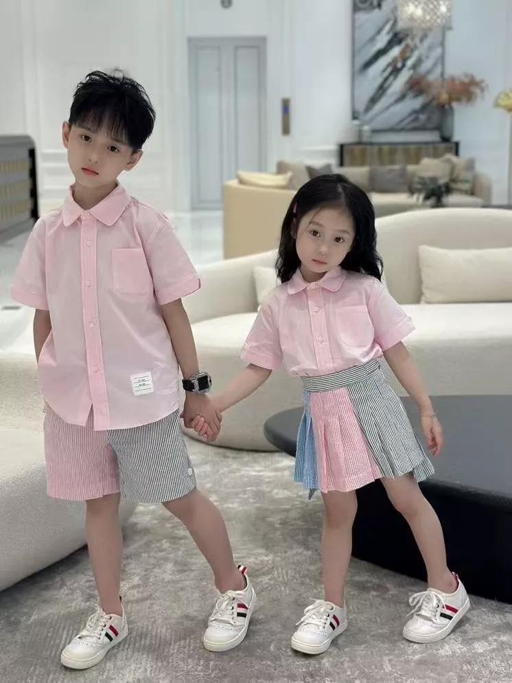 톰브라운 버블 시어서커 배색 반바지 상세 이미지 20