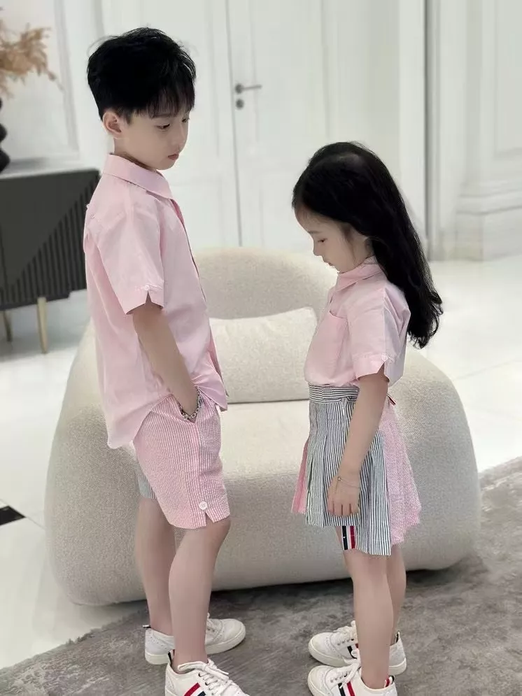 톰브라운 버블 시어서커 배색 반바지 상세 이미지 13