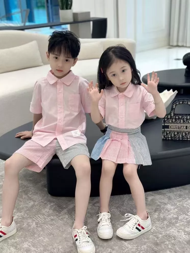 톰브라운 버블 시어서커 배색 반바지 상세 이미지 16