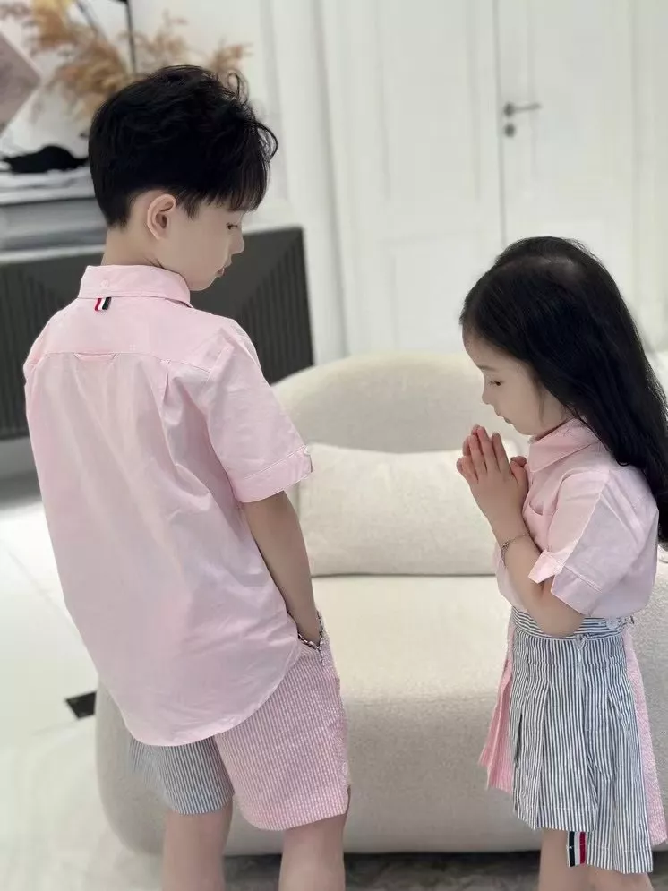 톰브라운 버블 시어서커 배색 반바지 상세 이미지 14