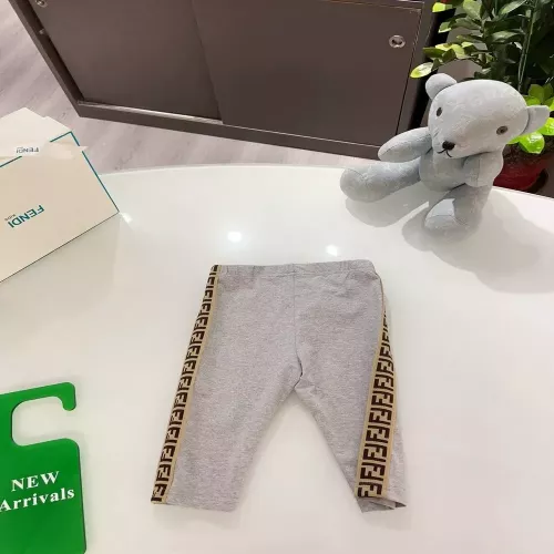 펜디 키즈 로고 라인 슬림 레깅스