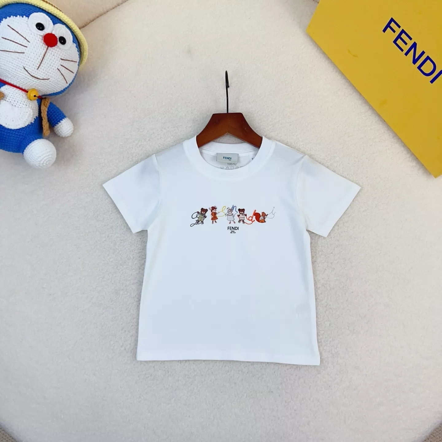 펜디 아동 여아 반소매 상하 세트 상세 이미지 5
