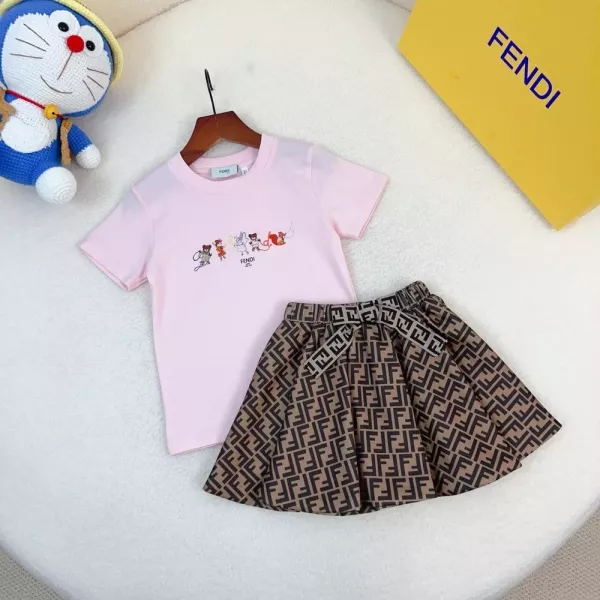 펜디 아동 여아 투피스 세트