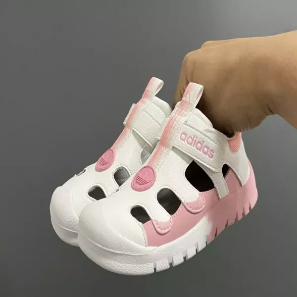 아디다스 아동 벨크로 펀칭 샌들