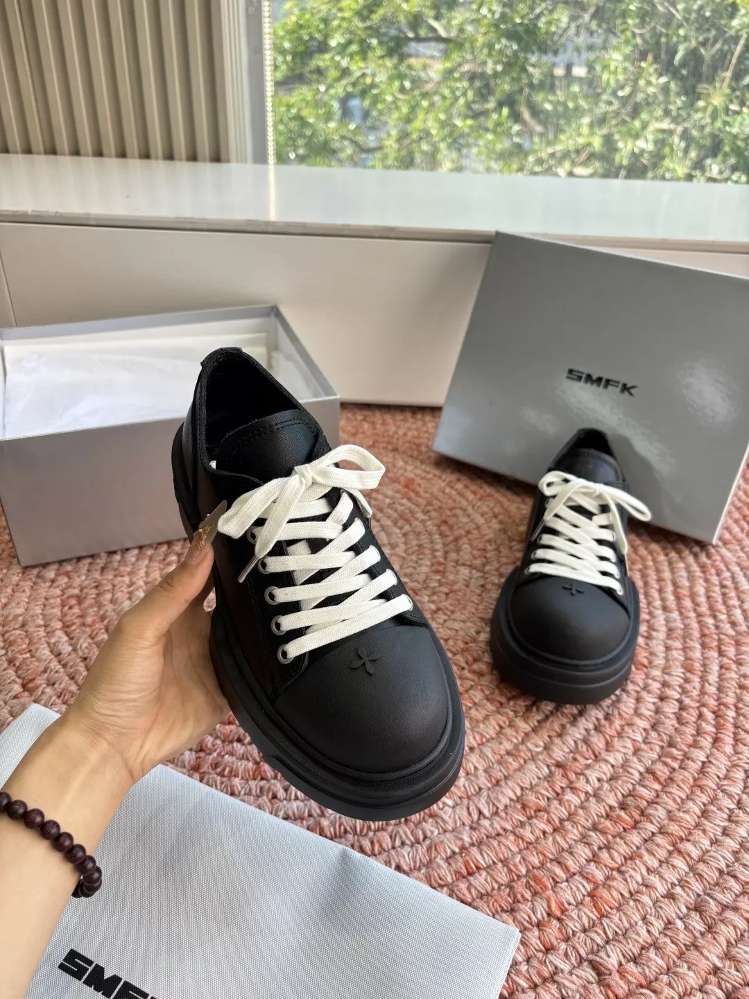 에스엠에프케이 십자가 포인트 플랫폼 스니커즈 상세 이미지 3