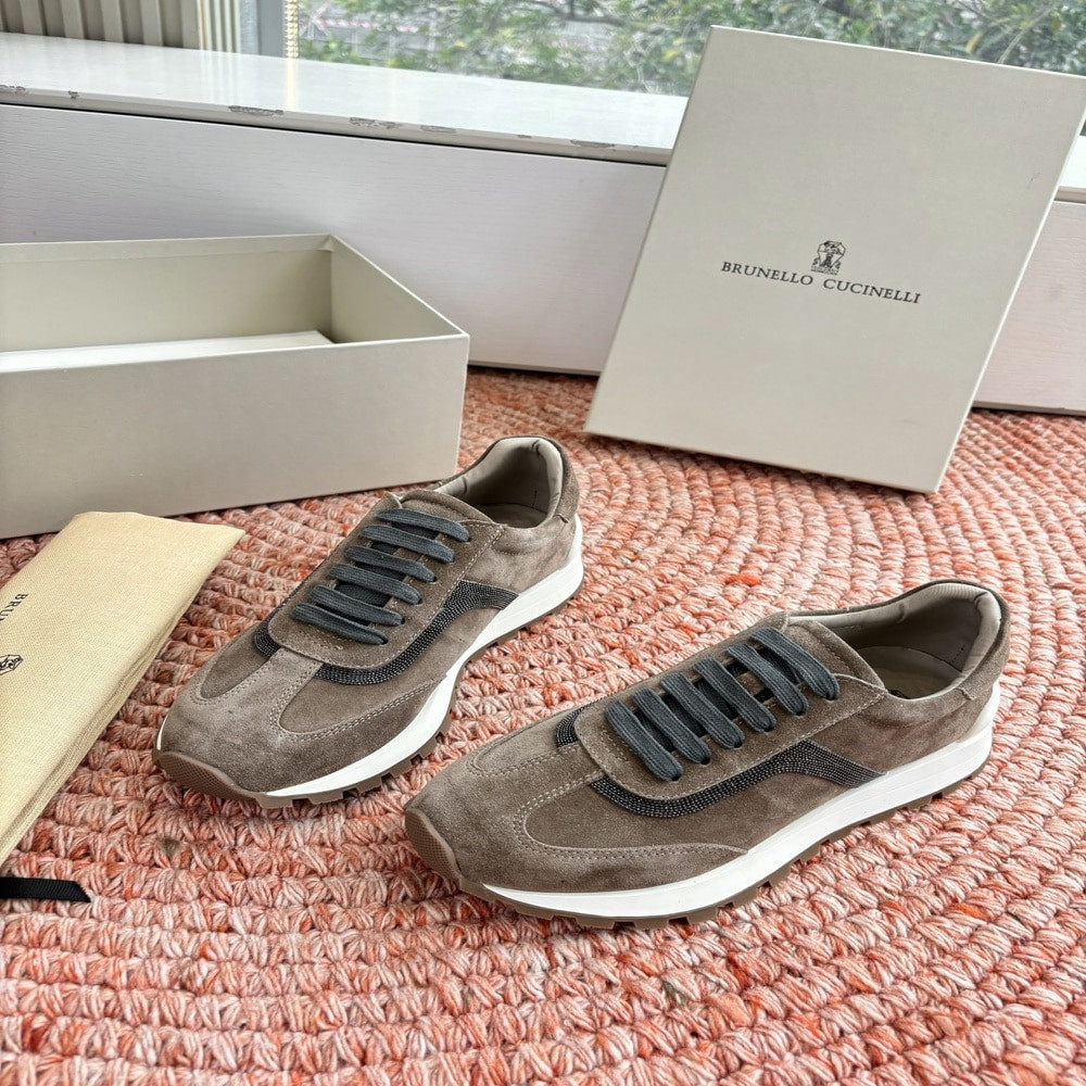 브루넬로쿠치넬리 스웨이드 운동화