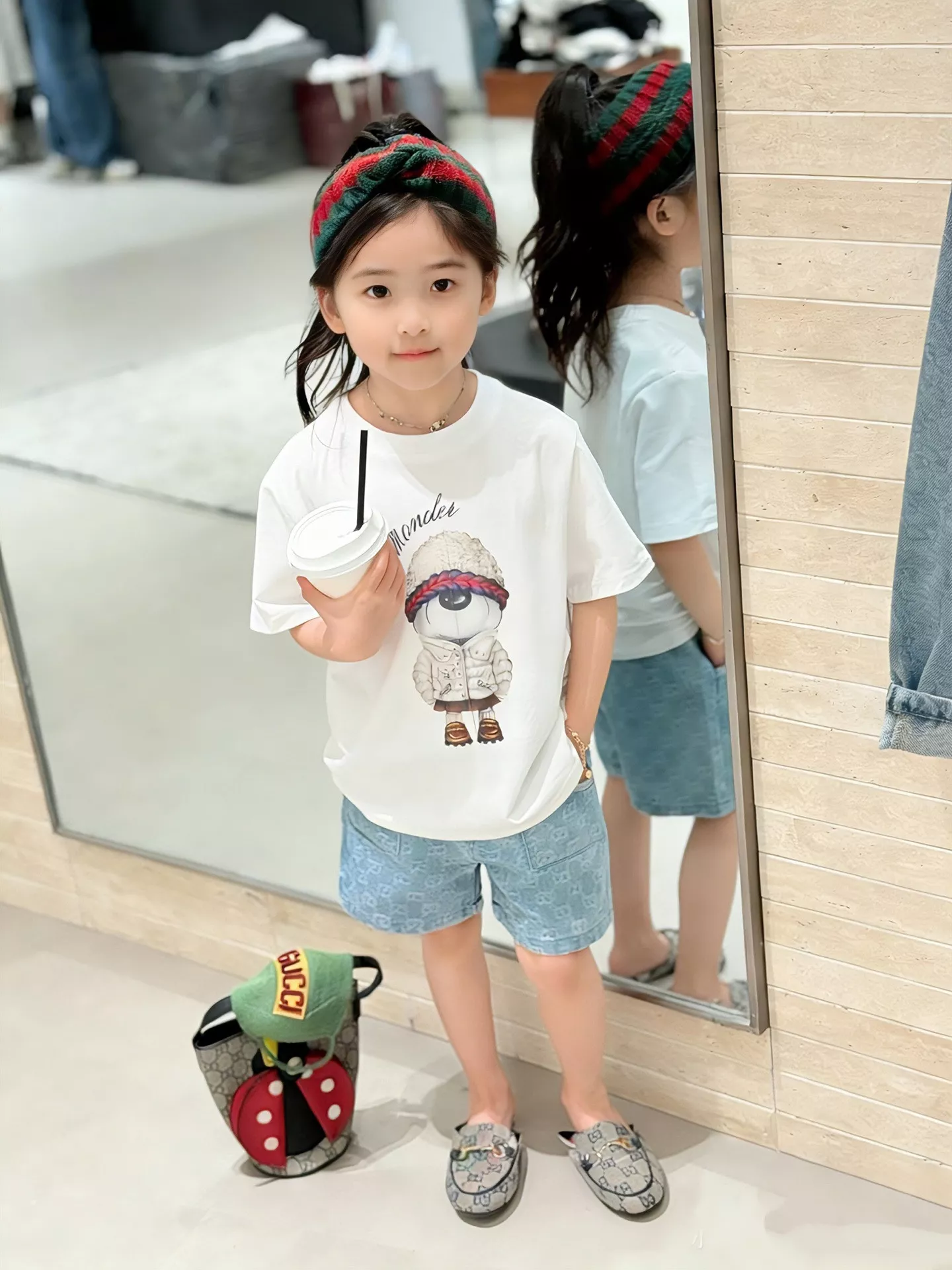 몽클레어 아동 포켓 반팔 티셔츠 상세 이미지 13