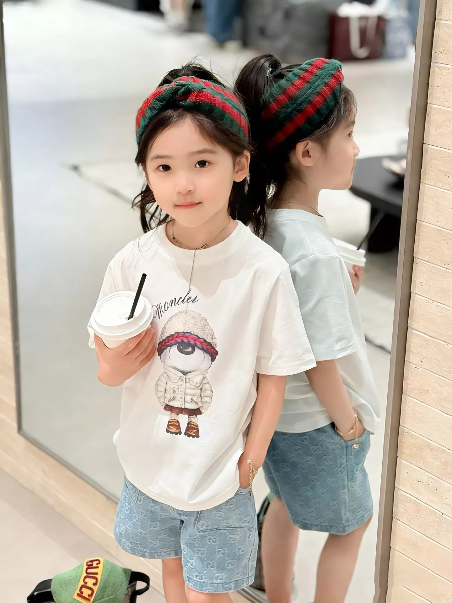 몽클레어 아동 포켓 반팔 티셔츠 상세 이미지 14