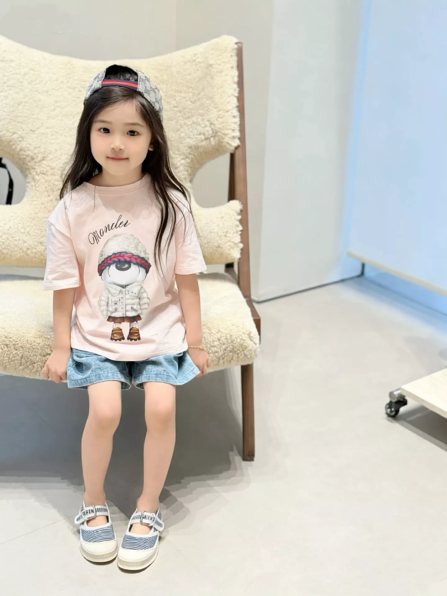 몽클레어 아동 포켓 반팔 티셔츠 상세 이미지 9