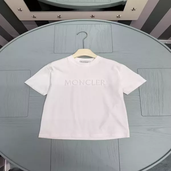 몽클레어 키즈 라운드넥 반팔 티셔츠