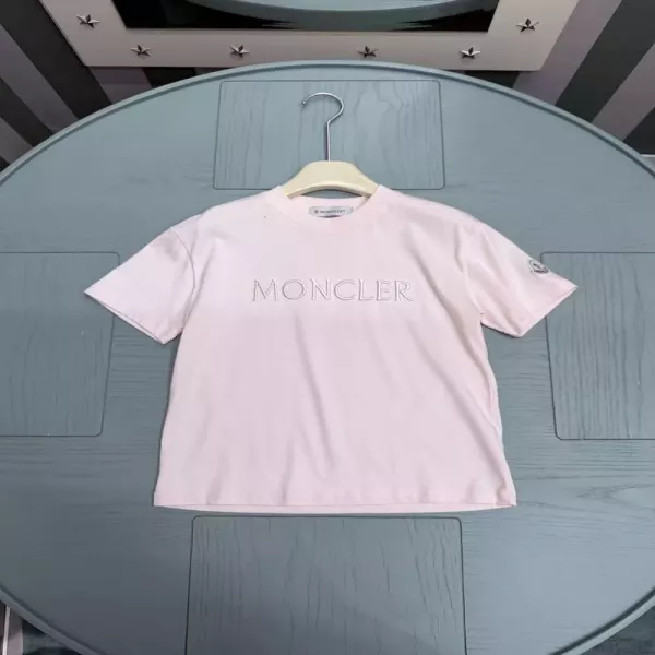 몽클레어 아동 라운드넥 반팔 티셔츠