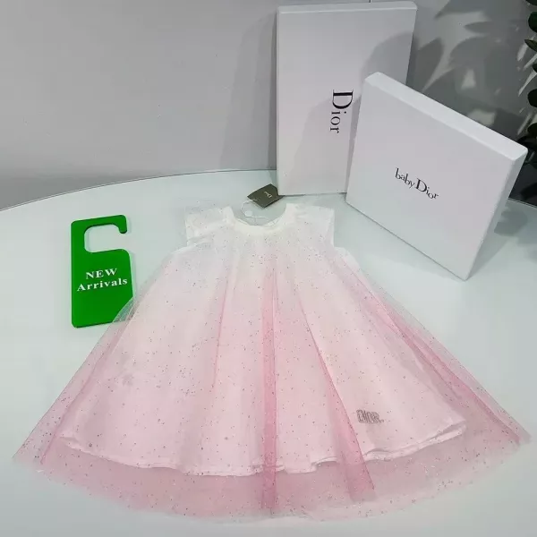 디올 그라데이션 자수 드레스