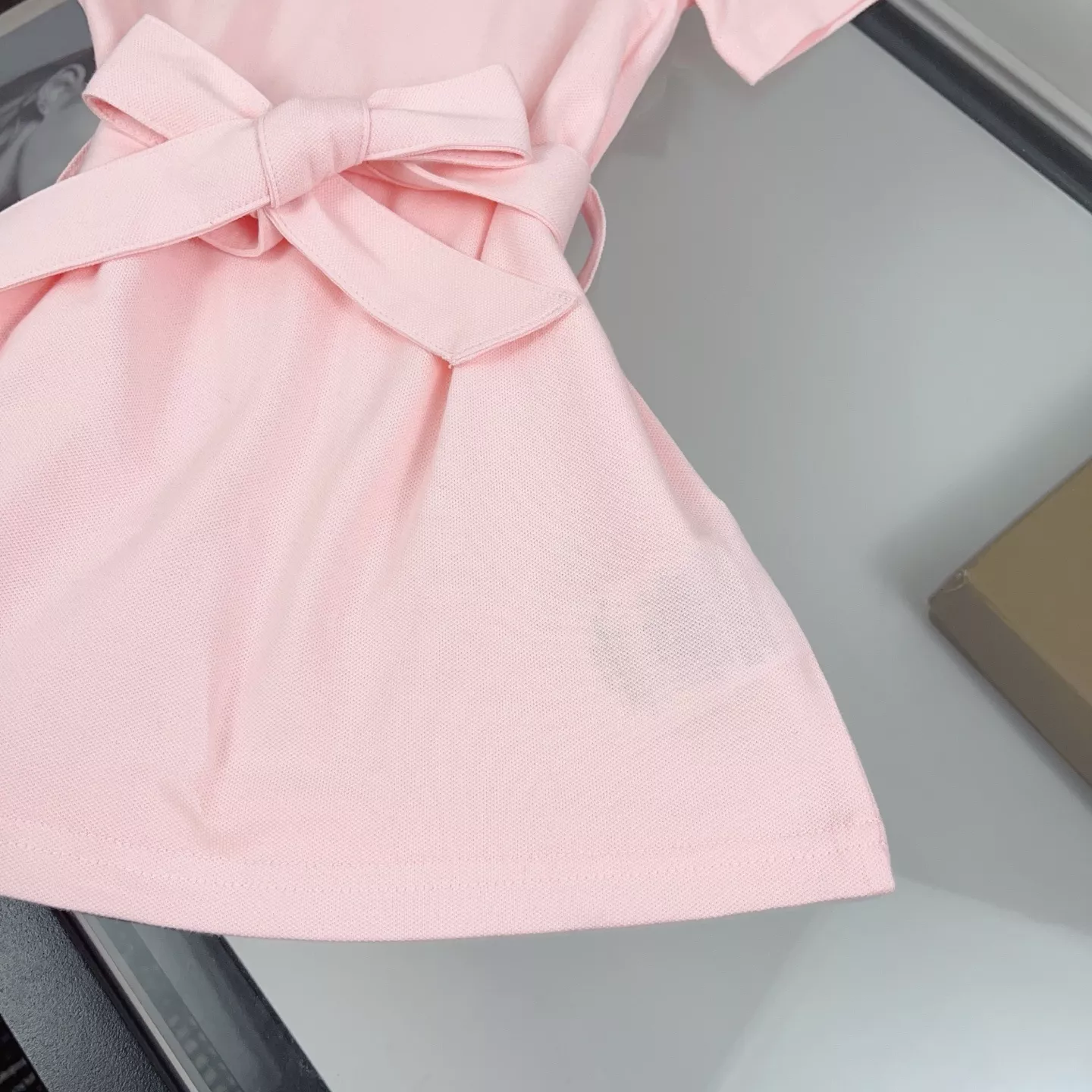 버버리 아동 폴로 카라 원피스 상세 이미지 9