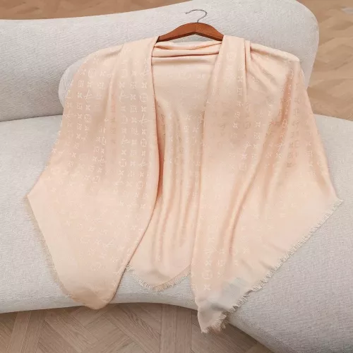 루이비통 모노그램 자카드 술장식 숄