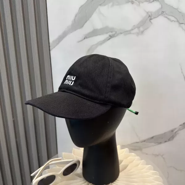 미우미우 컬러 스트링 로고 캡