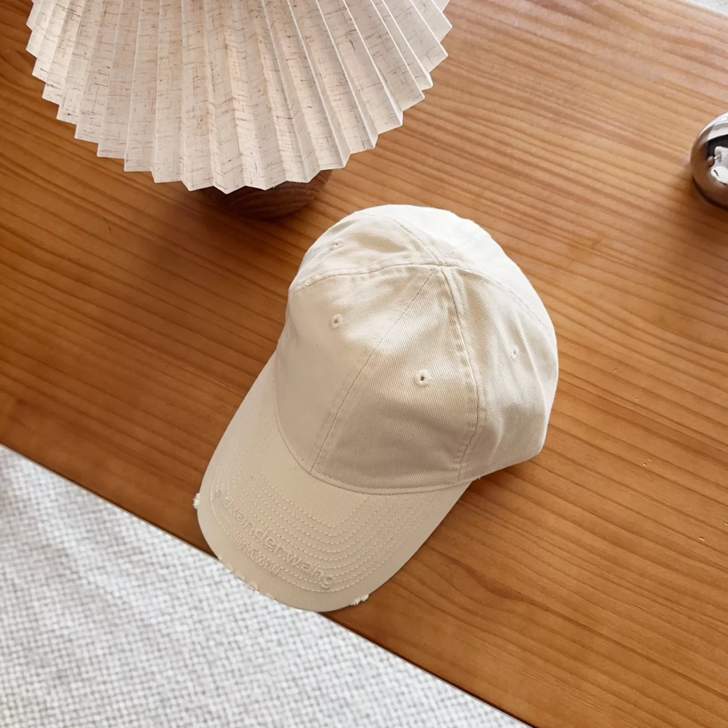 알렉산더왕 로고 포인트 데일리 모자 상세 이미지 2