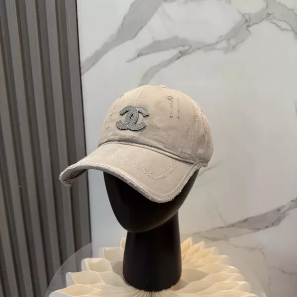 샤넬 로고 포인트 베이스볼 캡